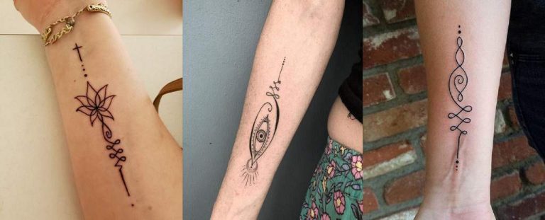 Unalome Tattoo Ideas with meaning